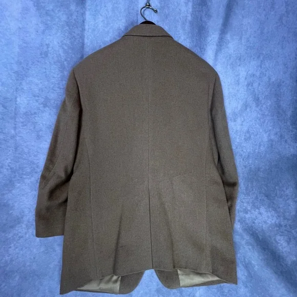 Polo Ralph Lauren Mens Camel Hair Wool Blazer Sport Coat Tan Brown 2-Button - Picture 14 of 16